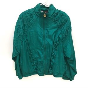 MURELI Div Rousso 80’s Vtg Green Bomber Jacket